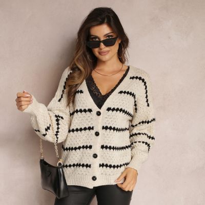 Renee - Sweter damski casual ze sklepu: renee.pl w kategorii: Swetry damskie - zdjęcie 6BEED23A-9DF-769_282555