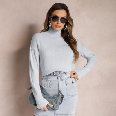 Sweter damski casual Renee ze sklepu: renee.pl w kategorii: Swetry damskie - zdjęcie 6BEED23A-9DF-769_283381