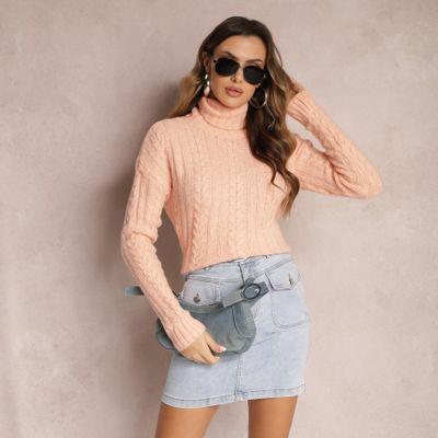 Sweter damski casual Renee ze sklepu: renee.pl w kategorii: Swetry damskie - zdjęcie 6BEED23A-9DF-769_283392