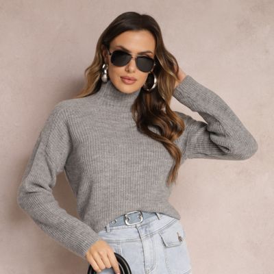 Sweter damski casual Renee ze sklepu: renee.pl w kategorii: Swetry damskie - zdjęcie 6BEED23A-9DF-769_283409