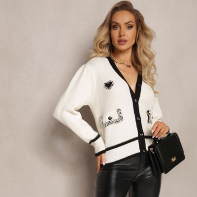 Sweter damski casualowy Renee ze sklepu: renee.pl w kategorii: Swetry damskie - zdjęcie 6BEED23A-9DF-769_283958