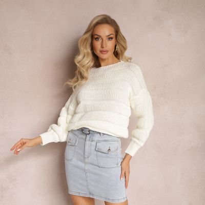 Sweter damski na zimę Renee ze sklepu: renee.pl w kategorii: Swetry damskie - zdjęcie 6BEED23A-9DF-769_284293