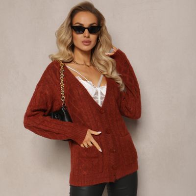 Sweter damski casualowy na zimę Renee ze sklepu: renee.pl w kategorii: Swetry damskie - zdjęcie 6BEED23A-9DF-769_284685