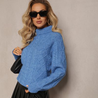 Sweter damski na zimę Renee ze sklepu: renee.pl w kategorii: Swetry damskie - zdjęcie 6BEED23A-9DF-769_284694