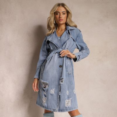 Płaszcz damski casualowy Renee ze sklepu: renee.pl w kategorii: Płaszcze damskie - zdjęcie 6BEED23A-9DF-769_293824