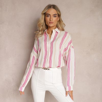 Koszula damska casual Renee ze sklepu: renee.pl w kategorii: Koszule damskie - zdjęcie 6BEED23A-9DF-769_298919