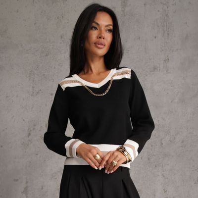 Renee - Sweter damski ze sklepu: renee.pl w kategorii: Swetry damskie - zdjęcie 6BEED23A-9DF-769_301840