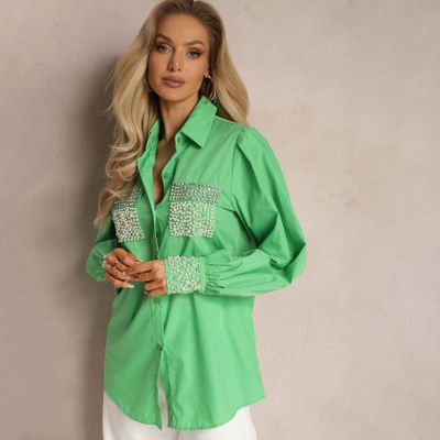 Koszula damska Renee ze sklepu: renee.pl w kategorii: Koszule damskie - zdjęcie 6BEED23A-9DF-769_302640