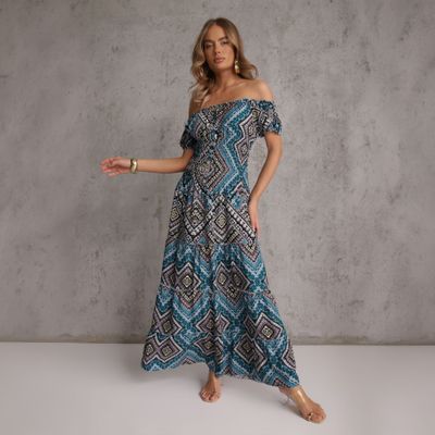 Renee - Sukienka boho ze sklepu: renee.pl w kategorii: Sukienki - zdjęcie 6BEED23A-9DF-769_302702