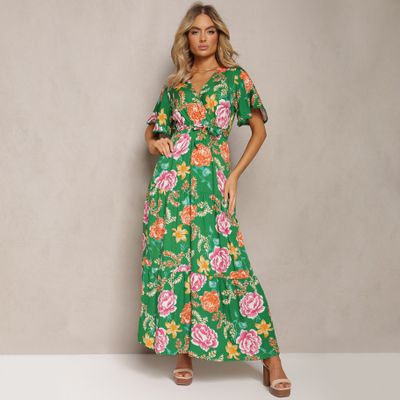 Sukienka na wiosnę kopertowa Renee ze sklepu: renee.pl w kategorii: Sukienki - zdjęcie 6BEED23A-9DF-769_304512