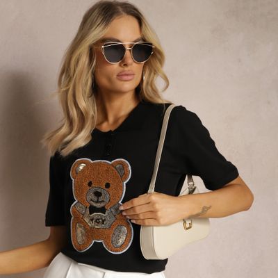 Bluzka damska młodzieżowa Renee ze sklepu: renee.pl w kategorii: Bluzki damskie - zdjęcie 6BEED23A-9DF-769_305555