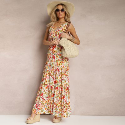 Renee - Sukienka w stylu boho ze sklepu: renee.pl w kategorii: Sukienki - zdjęcie 6BEED23A-9DF-769_307142