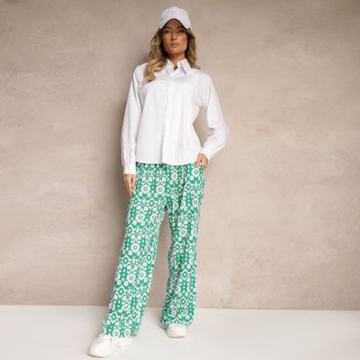 Spodnie damskie na wiosnę boho Renee ze sklepu: renee.pl w kategorii: Spodnie damskie - zdjęcie 6BEED23A-9DF-769_308043