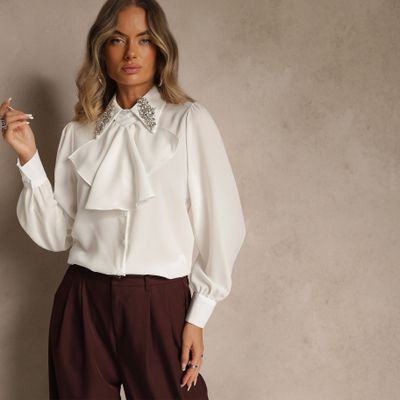 Koszula damska elegancka Renee ze sklepu: renee.pl w kategorii: Koszule damskie - zdjęcie 6BEED23A-9DF-769_308325
