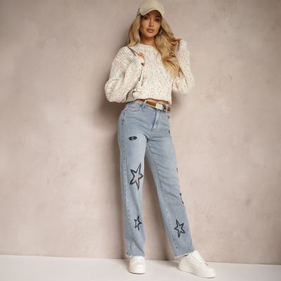 Renee - Jeansy damskie casualowe ze sklepu: renee.pl w kategorii: Jeansy damskie - zdjęcie 6BEED23A-9DF-769_309147