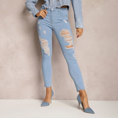 Jeansy damskie casualowe Renee ze sklepu: renee.pl w kategorii: Jeansy damskie - zdjęcie 6BEED23A-9DF-769_309631