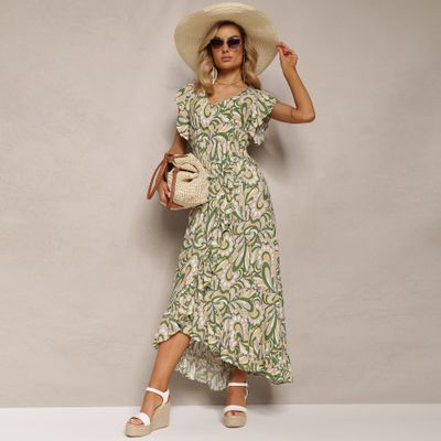Sukienka boho Renee ze sklepu: renee.pl w kategorii: Sukienki - zdjęcie 6BEED23A-9DF-769_309870