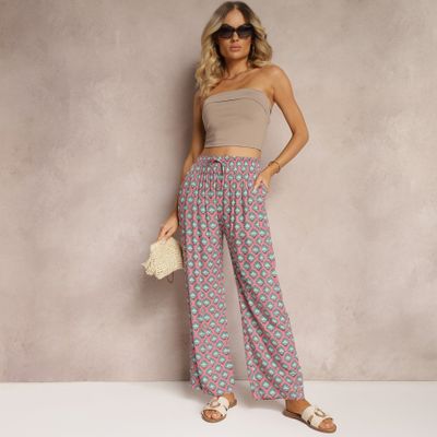 Spodnie damskie boho Renee ze sklepu: renee.pl w kategorii: Spodnie damskie - zdjęcie 6BEED23A-9DF-769_310095