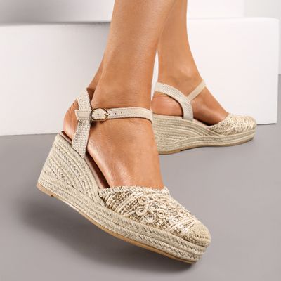 Espadryle damskie letnie na wiosnę Renee ze sklepu: renee.pl w kategorii: Espadryle damskie - zdjęcie 6BEED23A-9DF-769_313589