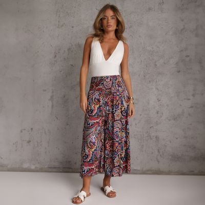 Spodnie damskie w stylu boho Renee ze sklepu: renee.pl w kategorii: Spodnie damskie - zdjęcie 6BEED23A-9DF-769_314398