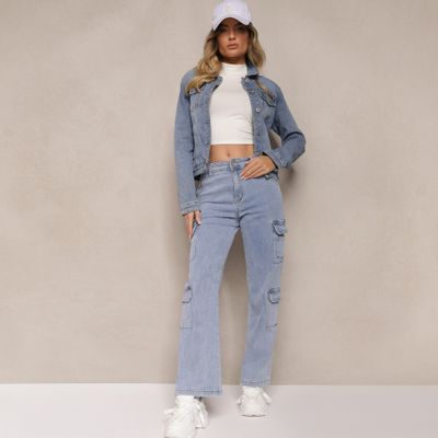 Jeansy damskie casual Renee ze sklepu: renee.pl w kategorii: Jeansy damskie - zdjęcie 6BEED23A-9DF-769_315812