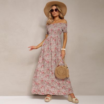 Sukienka boho Renee ze sklepu: renee.pl w kategorii: Sukienki - zdjęcie 6BEED23A-9DF-769_316415