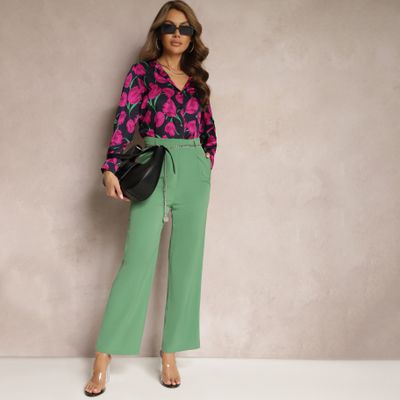 Spodnie damskie casual Renee ze sklepu: renee.pl w kategorii: Spodnie damskie - zdjęcie 6BEED23A-9DF-769_317107