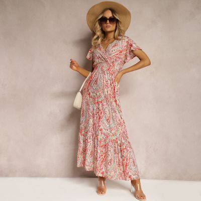 Sukienka boho Renee ze sklepu: renee.pl w kategorii: Sukienki - zdjęcie 6BEED23A-9DF-769_321517