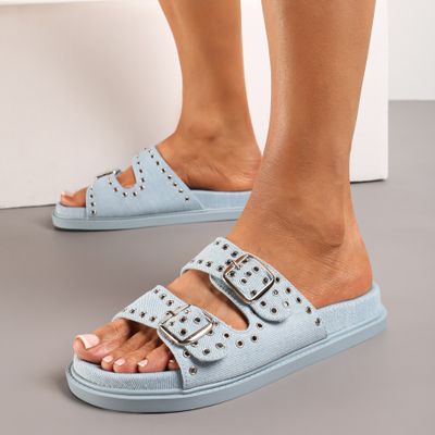 Klapki damskie na lato Renee ze sklepu: renee.pl w kategorii: Klapki damskie - zdjęcie 6BEED23A-9DF-769_321928