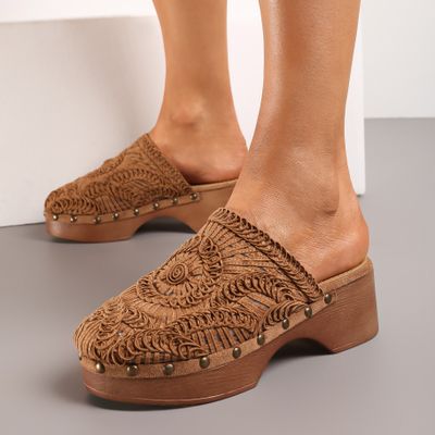 Klapki damskie na lato Renee ze sklepu: renee.pl w kategorii: Klapki damskie - zdjęcie 6BEED23A-9DF-769_321945