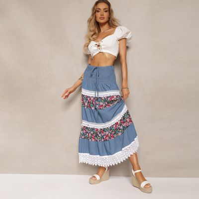 Spódnica na wiosnę Renee ze sklepu: renee.pl w kategorii: Spódnice - zdjęcie 6BEED23A-9DF-769_322603