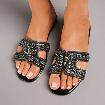 Klapki damskie eleganckie Renee ze sklepu: renee.pl w kategorii: Klapki damskie - zdjęcie 6BEED23A-9DF-769_326073