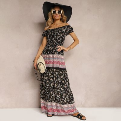 Sukienka boho Renee ze sklepu: renee.pl w kategorii: Sukienki - zdjęcie 6BEED23A-9DF-769_328025