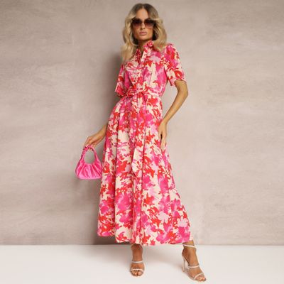 Sukienka w stylu boho Renee ze sklepu: renee.pl w kategorii: Sukienki - zdjęcie 6BEED23A-9DF-769_328170
