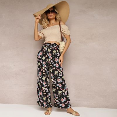 Spodnie damskie boho Renee ze sklepu: renee.pl w kategorii: Spodnie damskie - zdjęcie 6BEED23A-9DF-769_329263