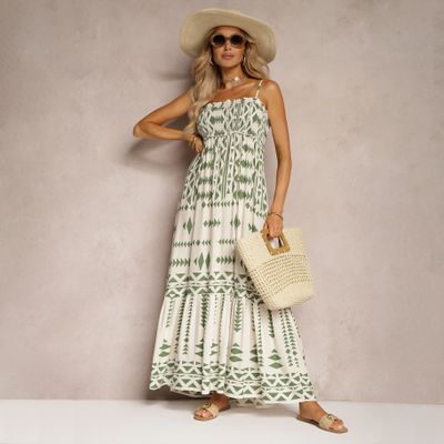 Sukienka w stylu boho Renee ze sklepu: renee.pl w kategorii: Sukienki - zdjęcie 6BEED23A-9DF-769_330446