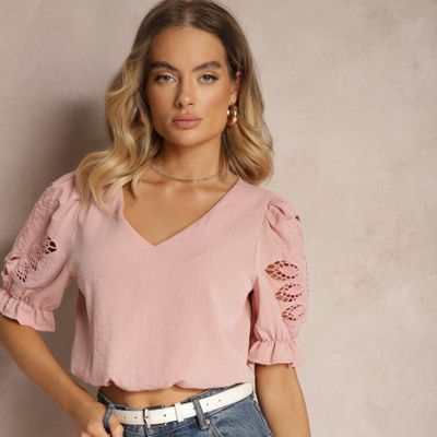 Bluzka damska wiosenna casual Renee ze sklepu: renee.pl w kategorii: Bluzki damskie - zdjęcie 6BEED23A-9DF-769_330492