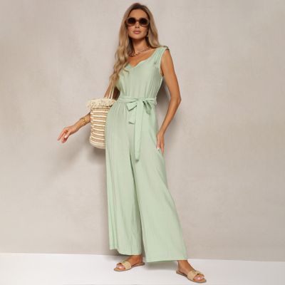 Kombinezon damski elegancki wiosenny Renee ze sklepu: renee.pl w kategorii: Kombinezony damskie - zdjęcie 6BEED23A-9DF-769_332906