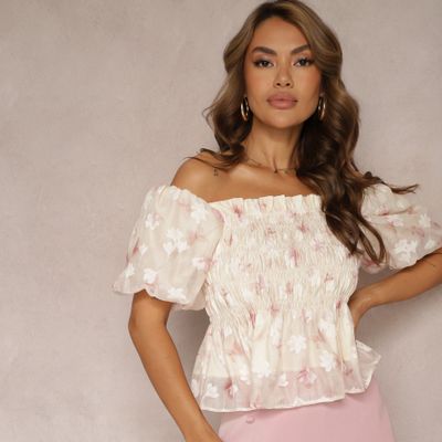 Bluzka damska na wiosnę Renee ze sklepu: renee.pl w kategorii: Bluzki damskie - zdjęcie 6BEED23A-9DF-769_332960