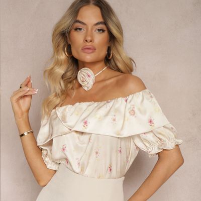 Bluzka damska na wiosnę boho Renee ze sklepu: renee.pl w kategorii: Bluzki damskie - zdjęcie 6BEED23A-9DF-769_333003