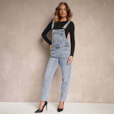Jeansy damskie casual Renee ze sklepu: renee.pl w kategorii: Jeansy damskie - zdjęcie 6BEED23A-9DF-769_334579