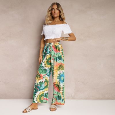 Spodnie damskie boho Renee ze sklepu: renee.pl w kategorii: Spodnie damskie - zdjęcie 6BEED23A-9DF-769_336002