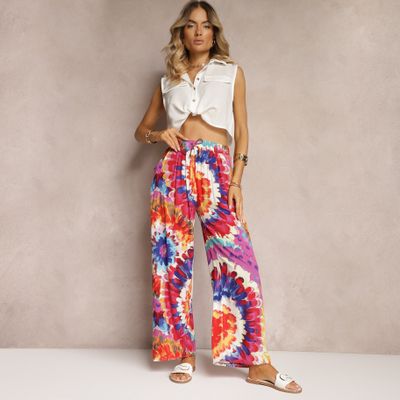 Spodnie damskie w stylu boho Renee ze sklepu: renee.pl w kategorii: Spodnie damskie - zdjęcie 6BEED23A-9DF-769_336003