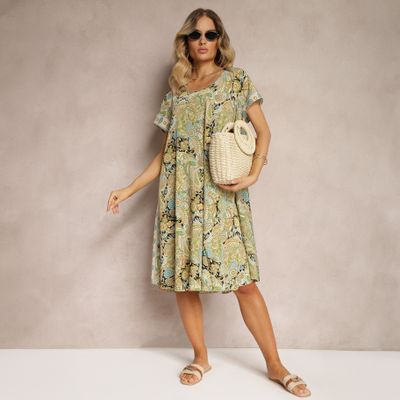 Sukienka w stylu boho Renee ze sklepu: renee.pl w kategorii: Sukienki - zdjęcie 6BEED23A-9DF-769_336038