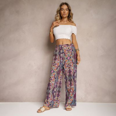 Renee - Spodnie damskie boho ze sklepu: renee.pl w kategorii: Spodnie damskie - zdjęcie 6BEED23A-9DF-769_336451
