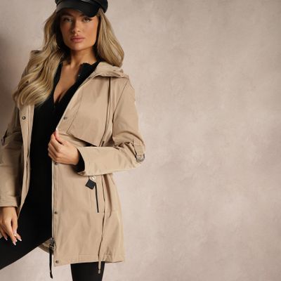 Parka damska na jesień casualowa Renee ze sklepu: renee.pl w kategorii: Parki damskie - zdjęcie 6BEED23A-9DF-769_341310