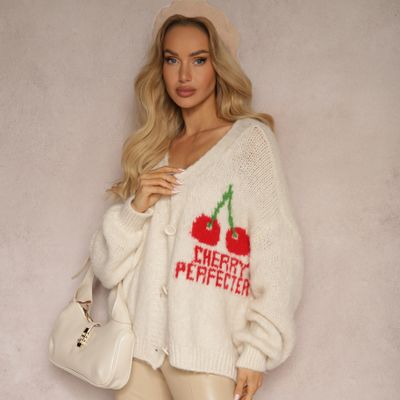 Sweter damski casual na zimę Renee ze sklepu: renee.pl w kategorii: Swetry damskie - zdjęcie 6BEED23A-9DF-769_343102