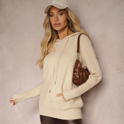 Sweter damski na zimę casual Renee ze sklepu: renee.pl w kategorii: Swetry damskie - zdjęcie 6BEED23A-9DF-769_346571