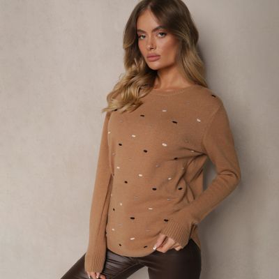 Sweter damski na zimę Renee ze sklepu: renee.pl w kategorii: Swetry damskie - zdjęcie 6BEED23A-9DF-769_347429