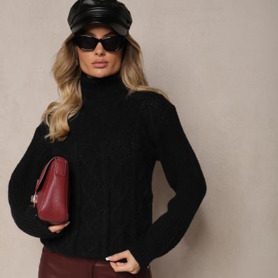Sweter damski na zimę Renee ze sklepu: renee.pl w kategorii: Swetry damskie - zdjęcie 6BEED23A-9DF-769_347740
